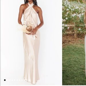 COPY - Show Me Your Mumu champagne dress. Size M. GUC